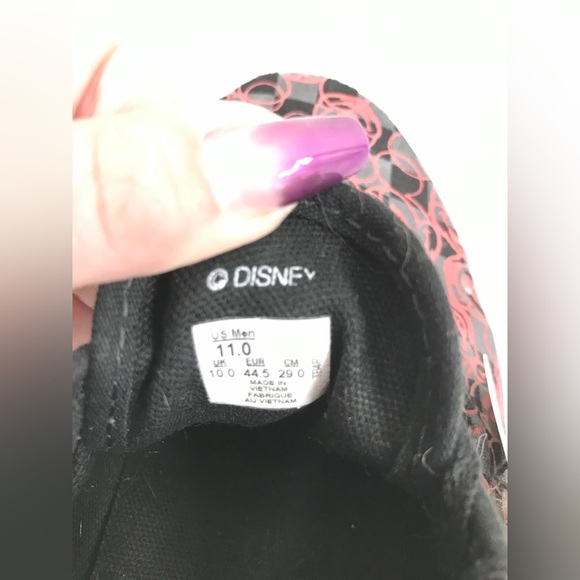 Vans Mickey Mouse printed Sneakers - Size Women’s 13/ Men’s 11 - Picture 4 of 4